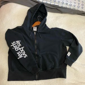 Les Girls Les Boys zip hoodie